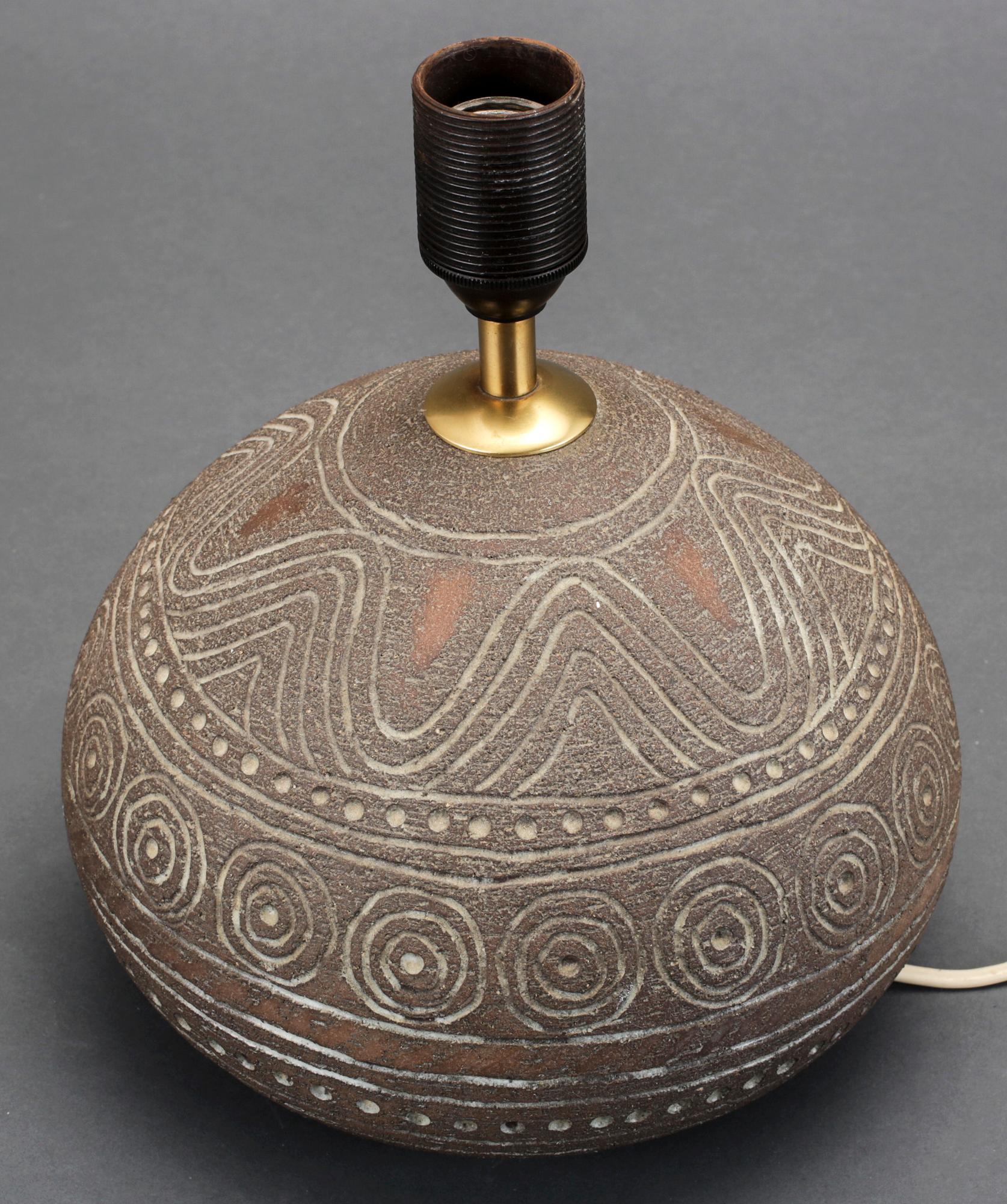 BORDSLAMPA, keramik, Elsi Bourelius, signerad Elsi, 1960-tal.
