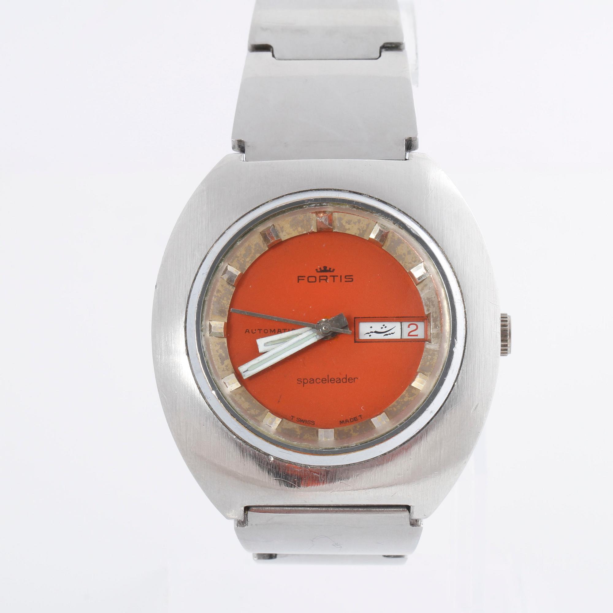 FORTIS Spaceleader wristwatch 40 x 40 43 mm. Bukowskis