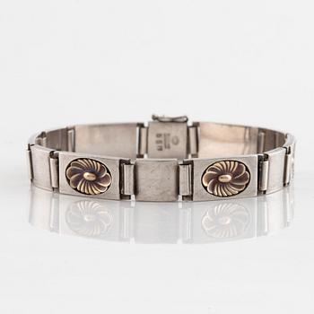 Georg Jensen, silver bracelet, Denmark.