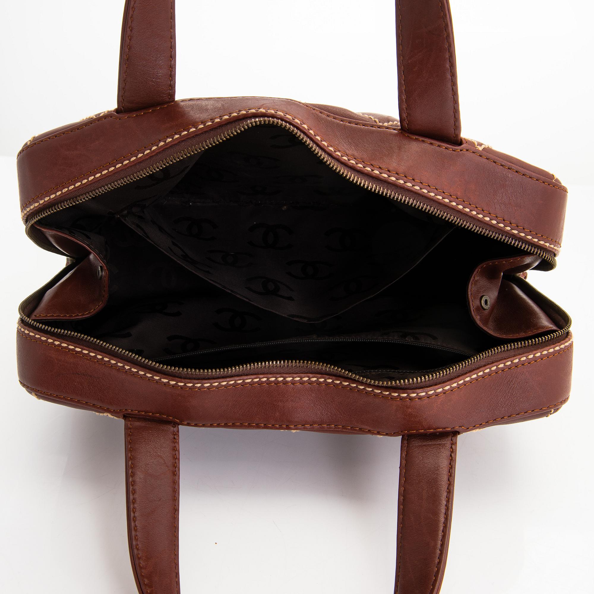 Chanel, "Surpique Wild Stitch Boston", bag, 2000-2002.