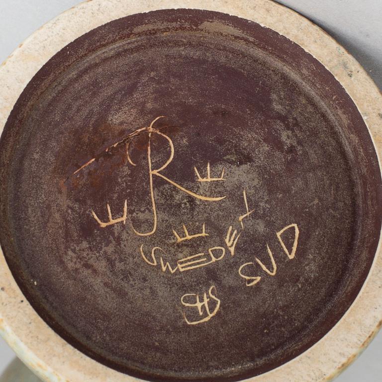 A CARL-HARRY STÅLHANE VASE, stoneware, Rörstrand, 1950's.