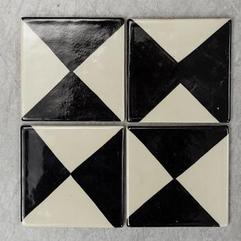 MARIANNE WESTMAN, ca 179 earthenware tiles, Rörstrand 1950's-60's.