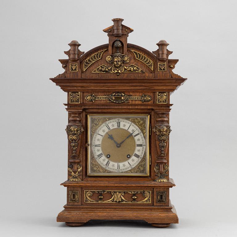 A mantle clock, Lenzkirch, Germany, late 19th century.