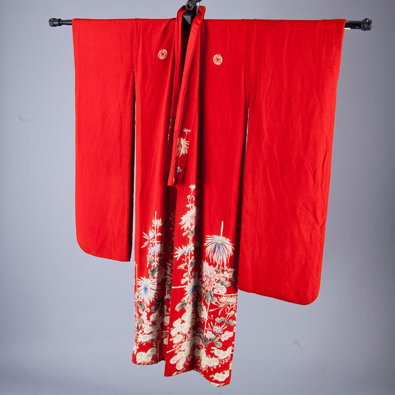 KIMONO, Japan, 1900-talets första hälft.