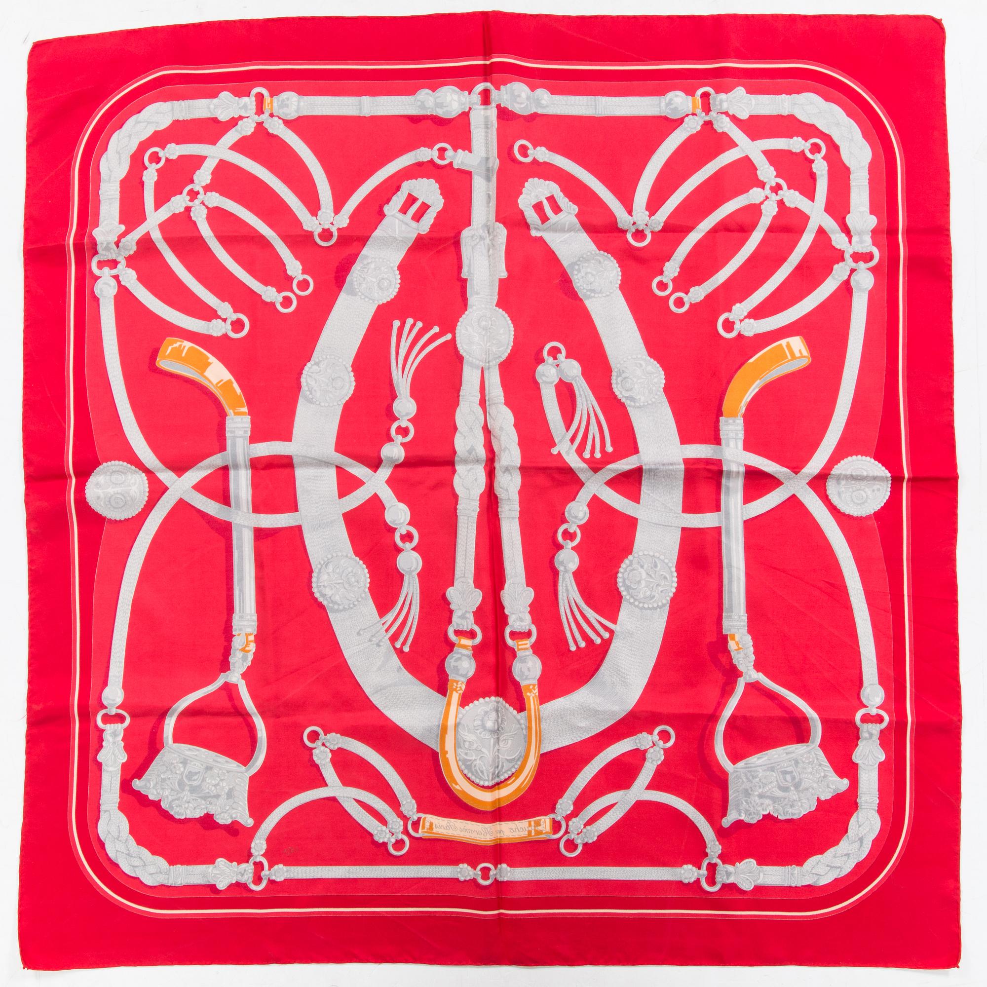 Hermès, scarf "Gaucho par Hemès".
