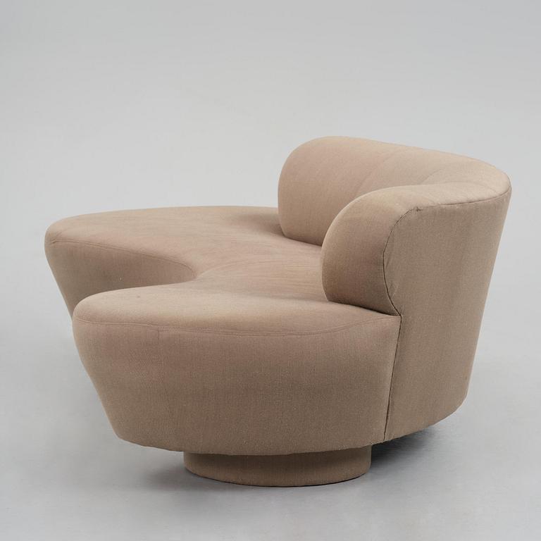 Vladimir Kagan, a "Serpentine" sofa, Directional, USA, 1970s-80s.