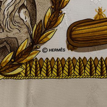 HERMÈS, scarf, 'Napoleon'.