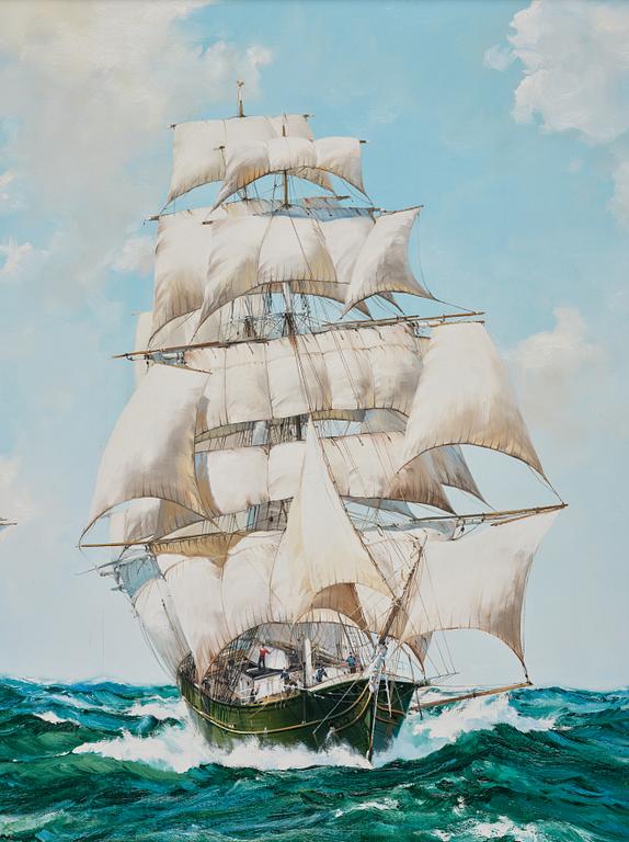 Barry Mason (1947-), "Thermopylae" and "Cutty Sark" racing.