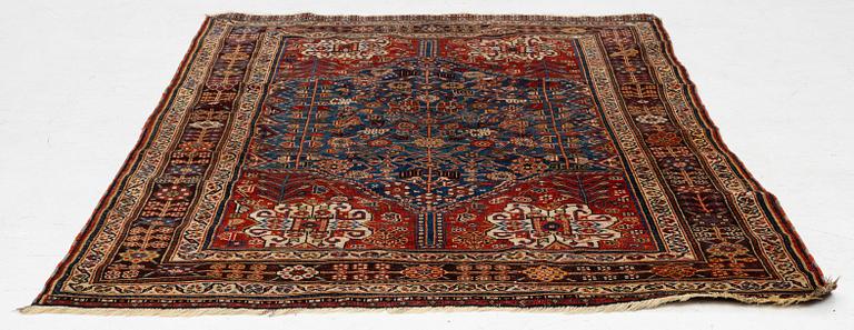 Matta, antik Qashqai, sydöstra Iran, ca 199 x 138 cm.