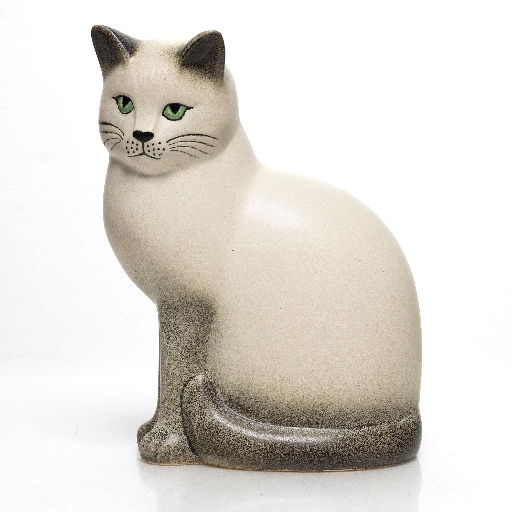 Lisa Larson, a 'Måns Maxi' stoneware figurine, K-Studion Gustavsberg, Sweden, 1993.