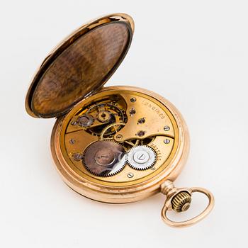 LONGINES, pocket watch, hunting case, 52 mm,