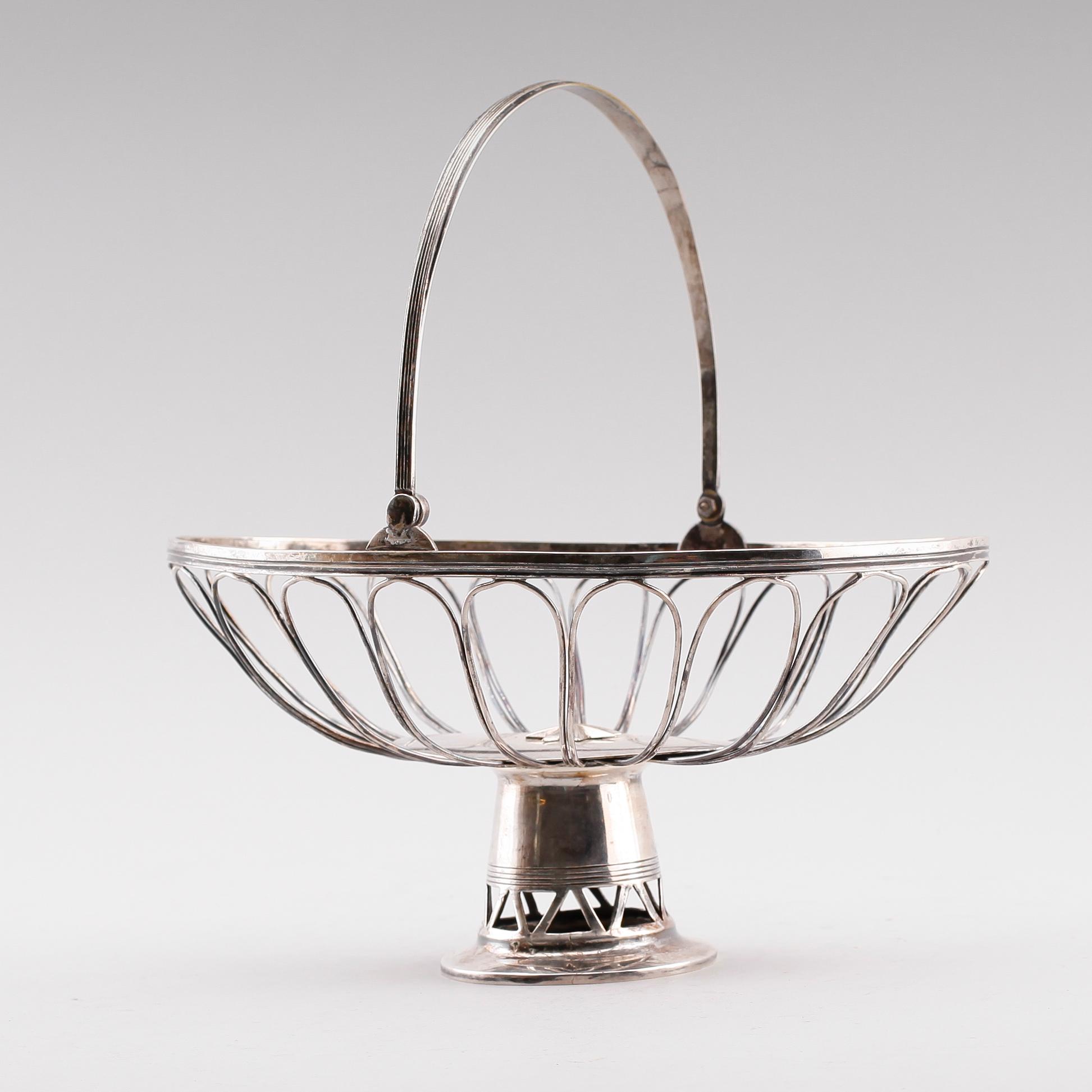 GREPSKÅL, argent haché, 1800-tal.