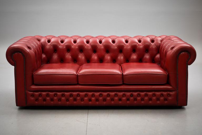 SOFFA, Chesterfield. 1900-tal.