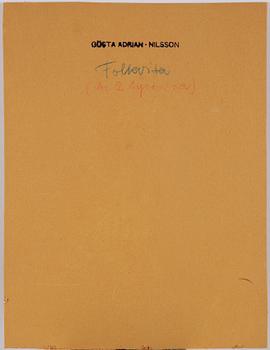 Gösta Adrian-Nilsson, "Folkvisa" (De två systrarna).
