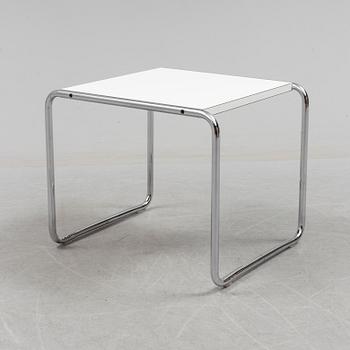 MARCEL BREUER, a 'Laccio' tubular steel side table from Knoll Studio.
