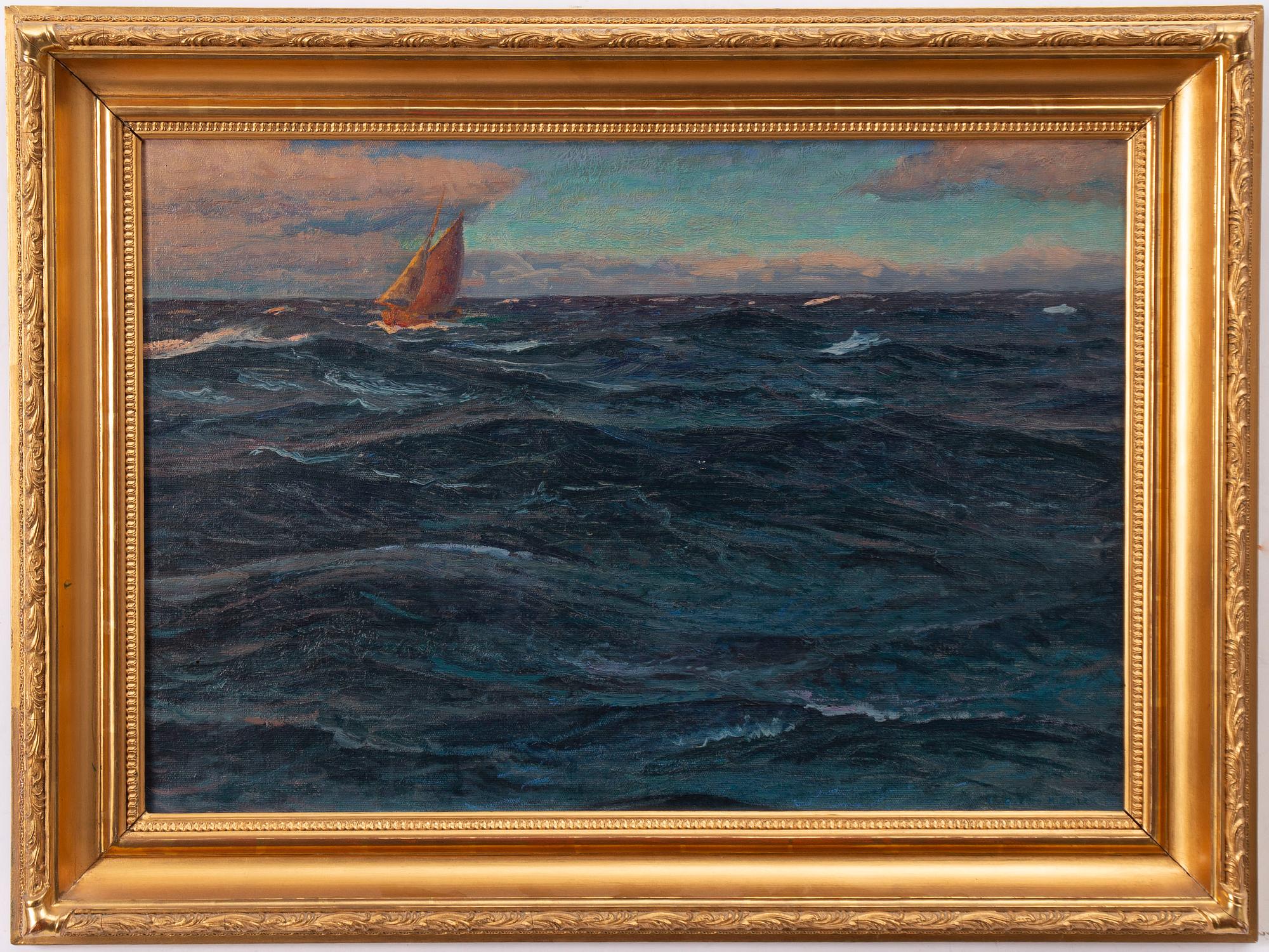 Oscar Hullgren, "På öppet haf".