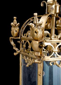 TAKLYKTA, mässing , 1900-talets senare hälft. H 73.