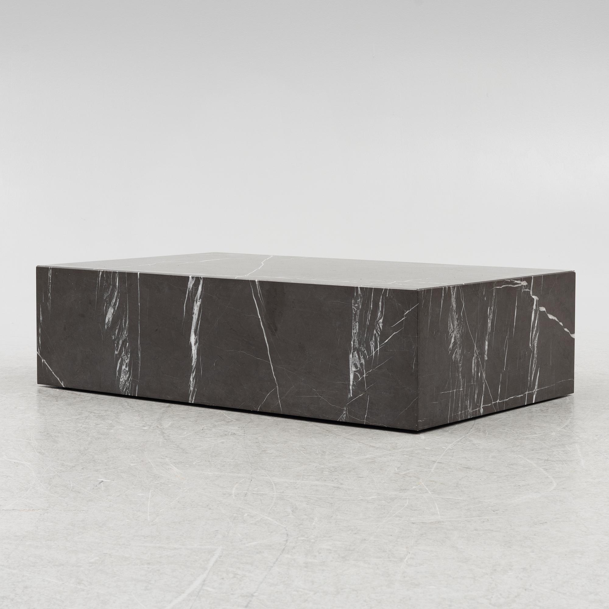 Norm Architects, coffee table, "Plinth low", Audo Copenhagen, Denmark.