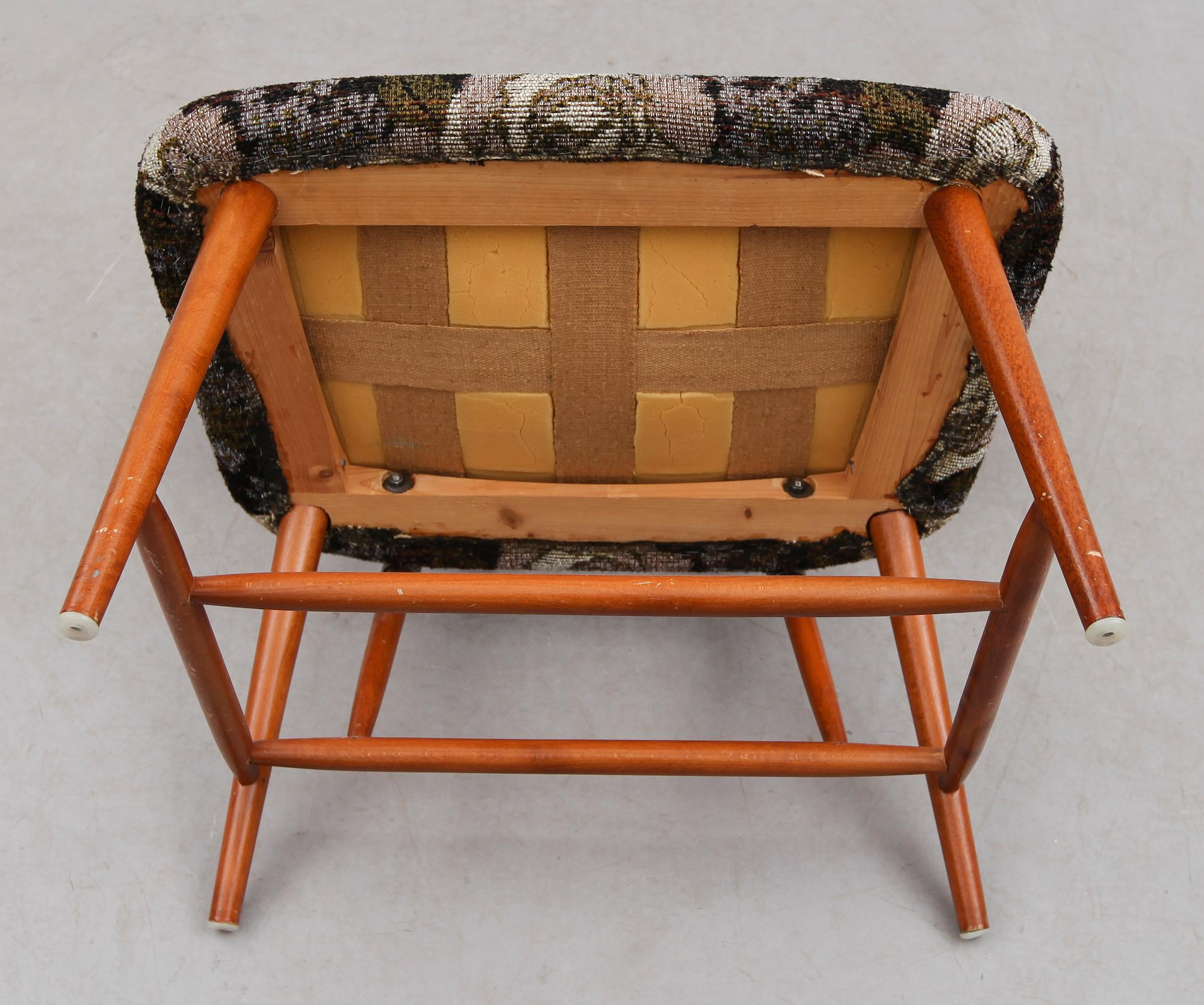 STOL, "TeVe", Alf Svensson, Ljungs Industrier, Modellen Formgiven 1953.