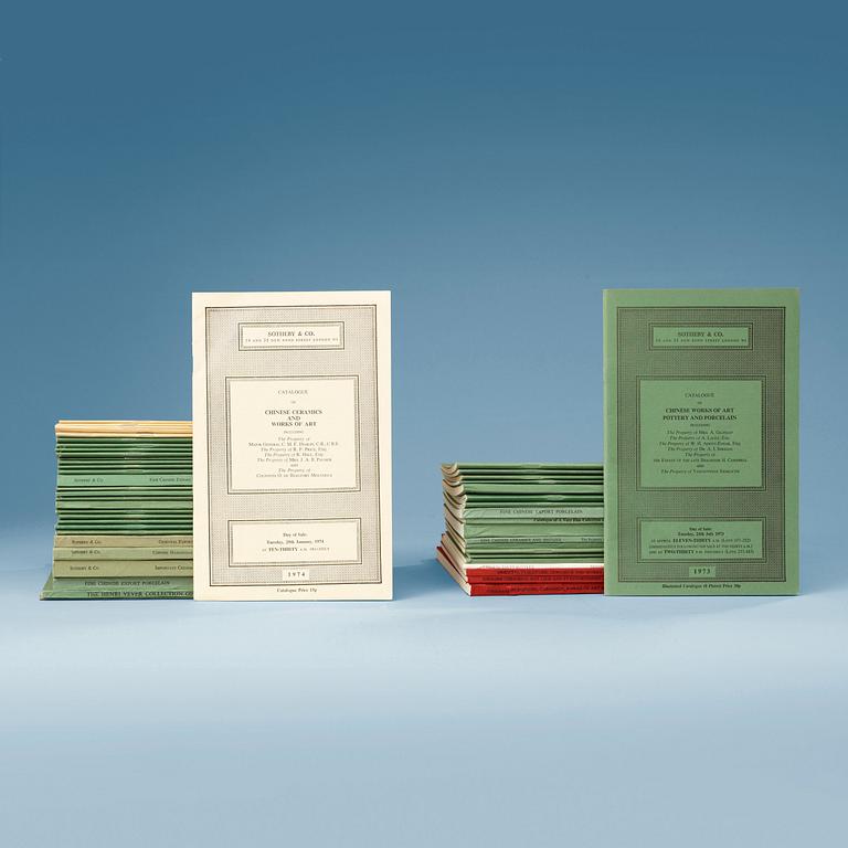 A set of 50 Sothebys Catalogues covering the years 1973-74.