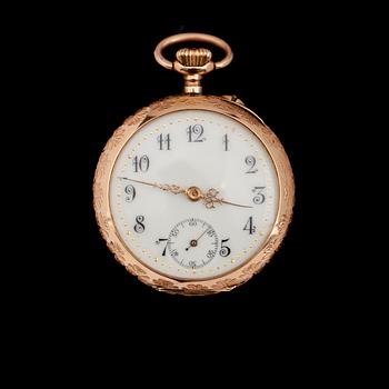 FICKUR, 14 k guld, 1900-talets första hälft.