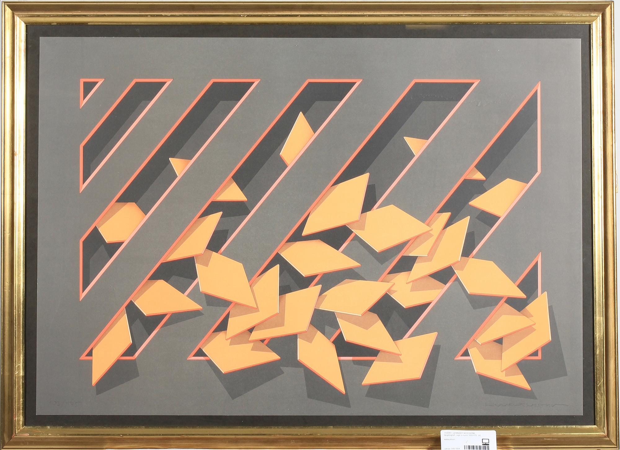 LENNART NYSTRÖM, färglitografi, sign o numr 103/175.