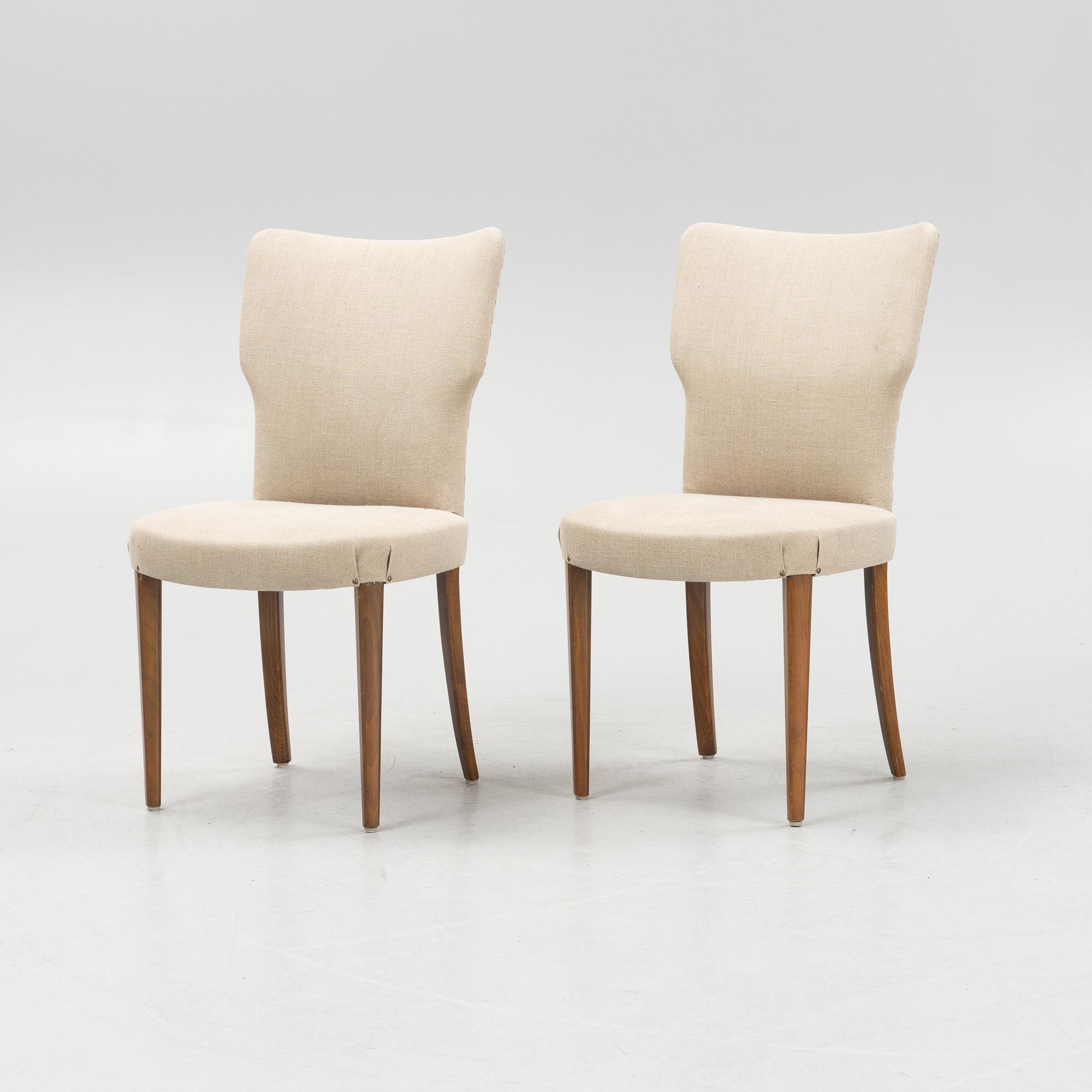 Bertil Fridhagen, a model 'Eugen' dining table, and four chairs from Bodafors, Sweden, 1950's/60's.