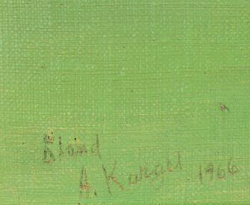 AXEL KARGEL. Olja på duk , sign A. Kargel o dat 1966.