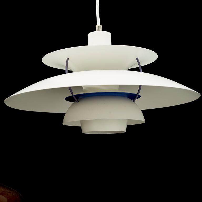 A late 20th century  "PH-5" ceiling lamp by Poul Henningsen for Louis Poulsen, Denmark.