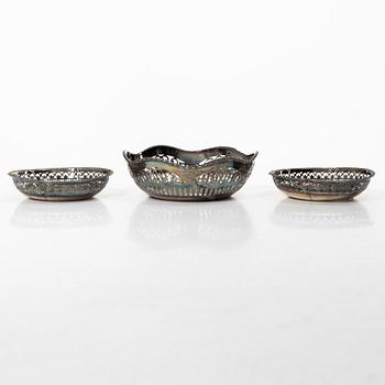 Silver, 15 pieces, 19th-20th century.