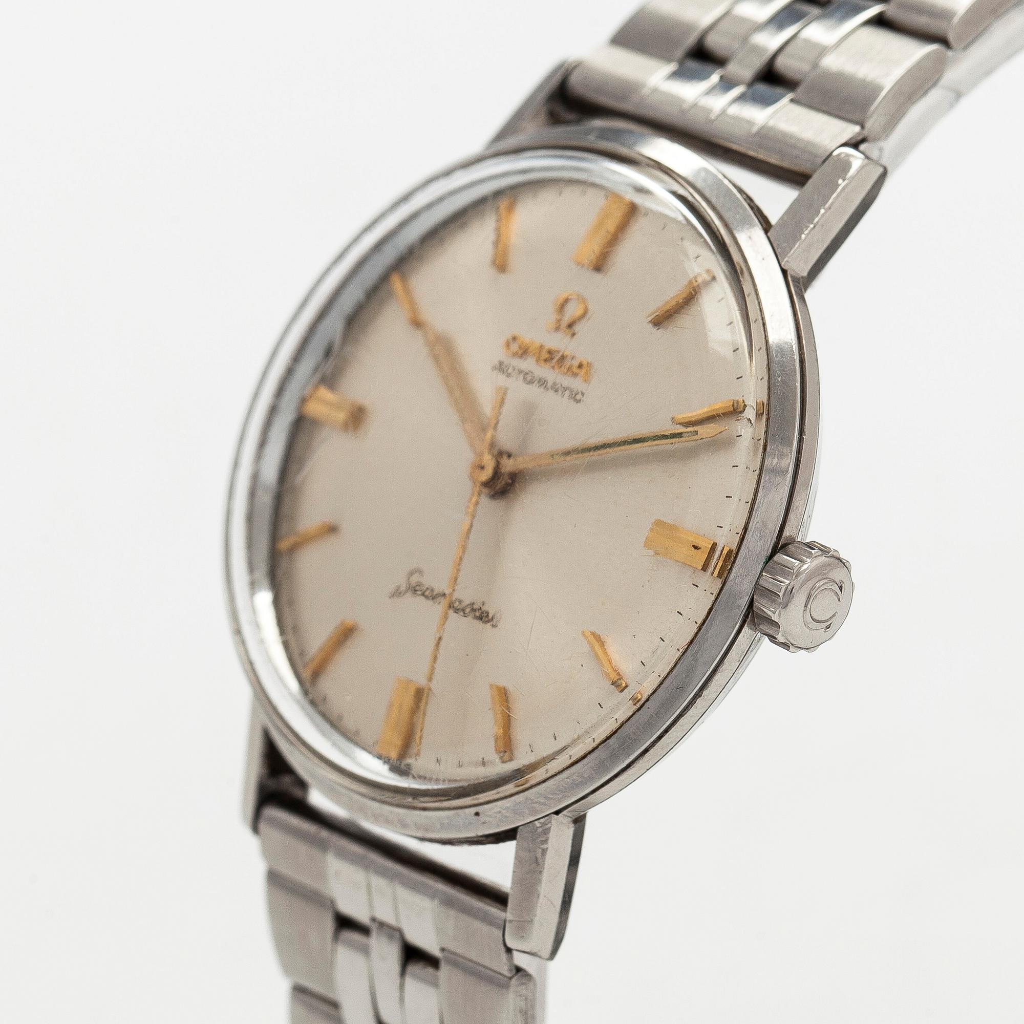 Omega, Seamaster, rannekello, 34 mm.