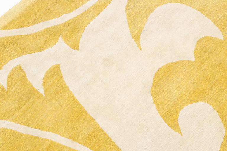 Marni, matta, tuftad, "Overleaf Yellow", The Rug Company, ca 263 x 180 cm.