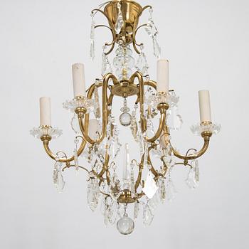 Paavo Tynell, a mid-20th century '1465/6' chandelier for Taito.