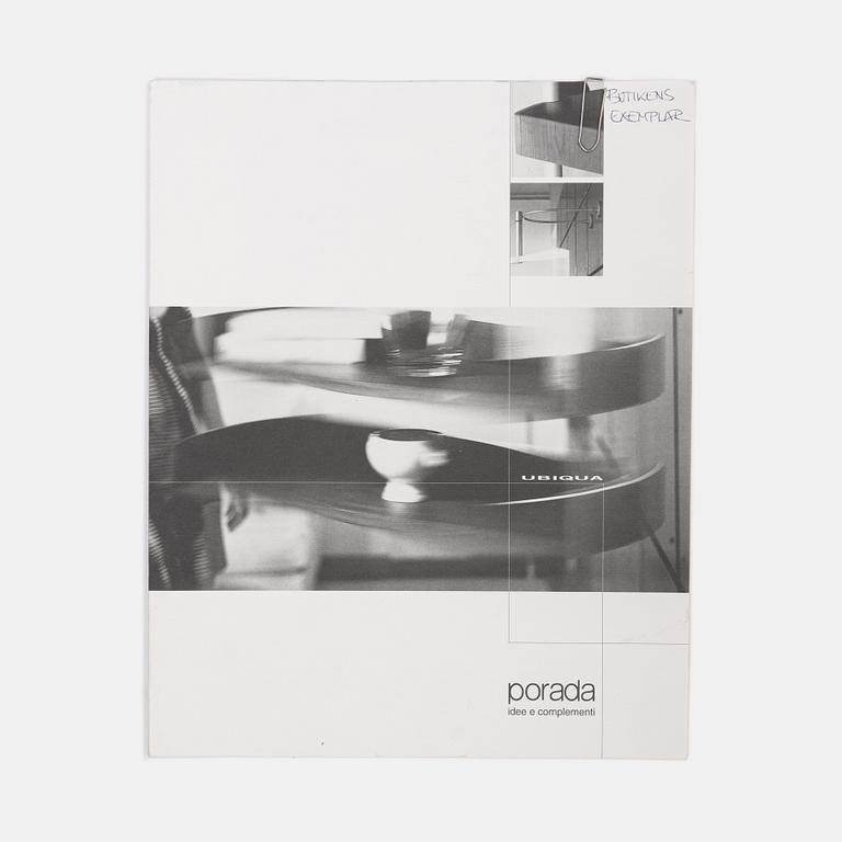 An "Ubiqua"  Porada shelf system. Design T. Colzani. 2000's.