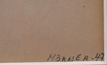 STELLAN MÖRNER, tuschteckning, sign o dat -47.