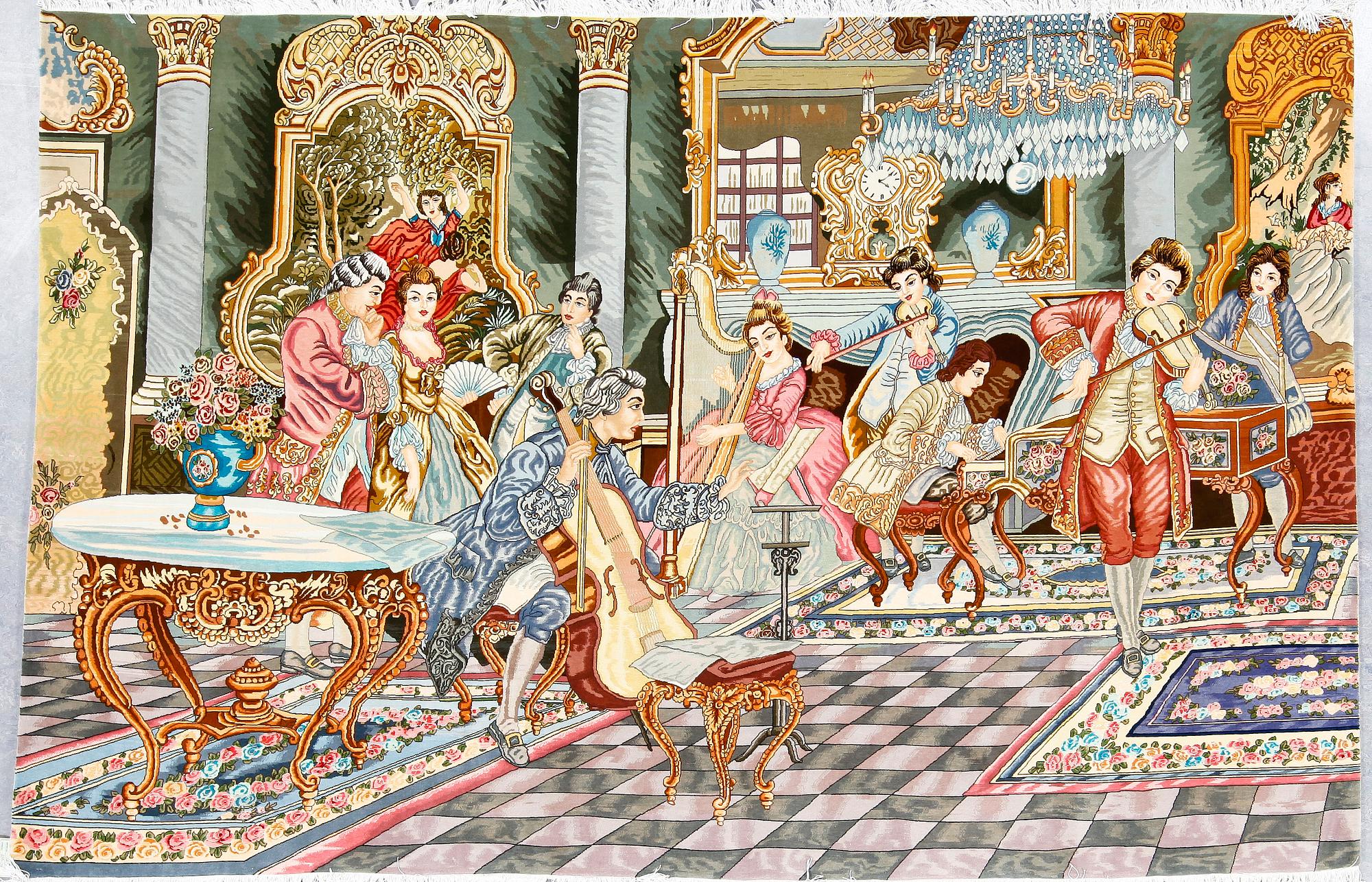 MATTA, Täbris, figural, ca 194x299 cm.
