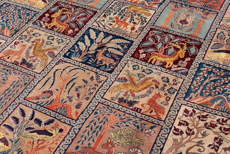 Rug, Kashmar Patina, approx. 376 x 297 cm.