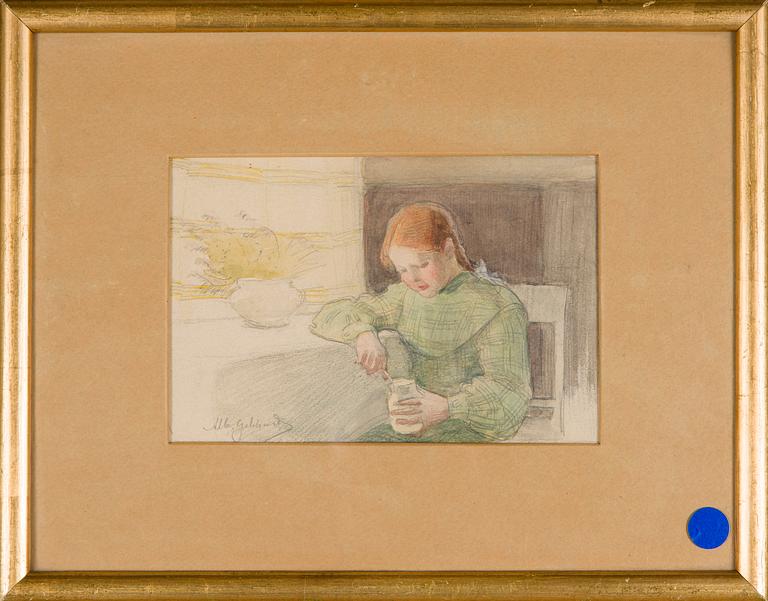 Albert Gebhard, Flicka.