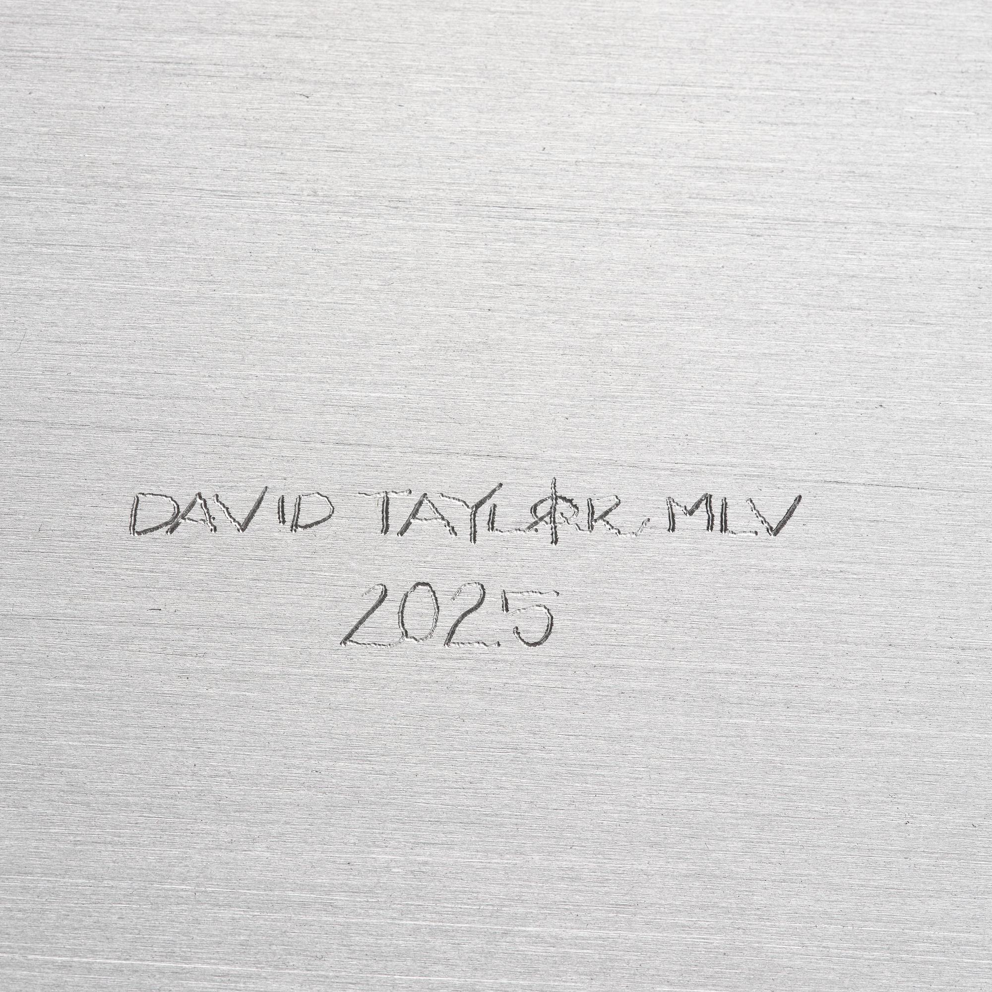 David Taylor, a unique "Bent Stool", Studio Mellösaverken, Sweden, 2025.