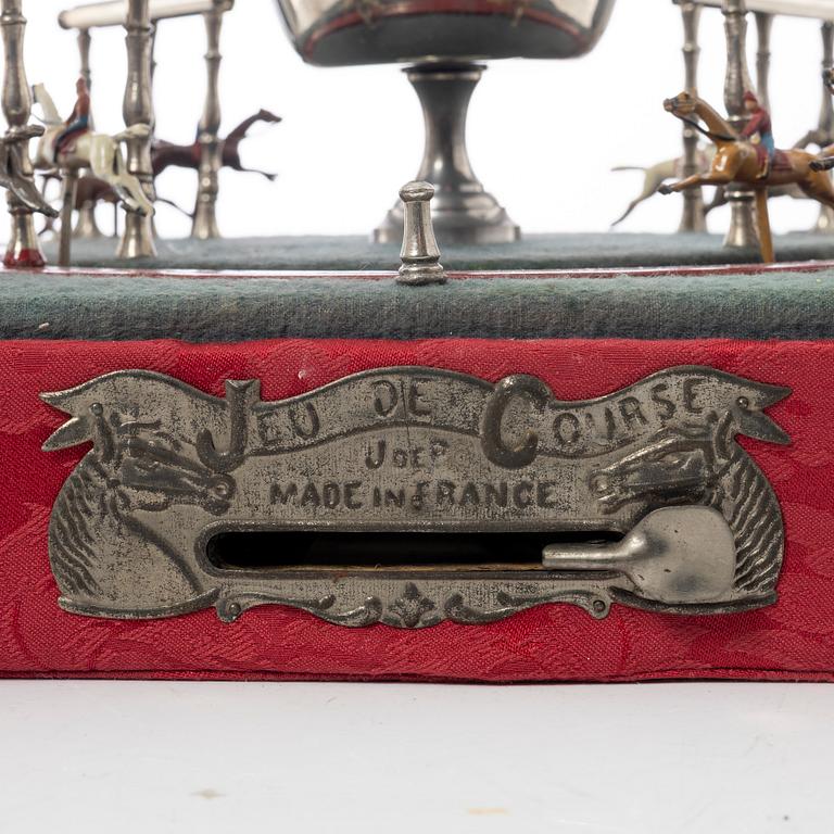 Kapplöpningsspel, "Jeu de Course", Frankrike, 1900-talets första hälft.
