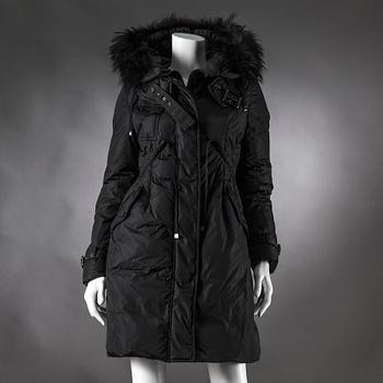 A Moncler down coat, size 2.