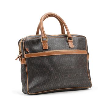 854. CHRISTIAN DIOR, a monogram canvas brief case.