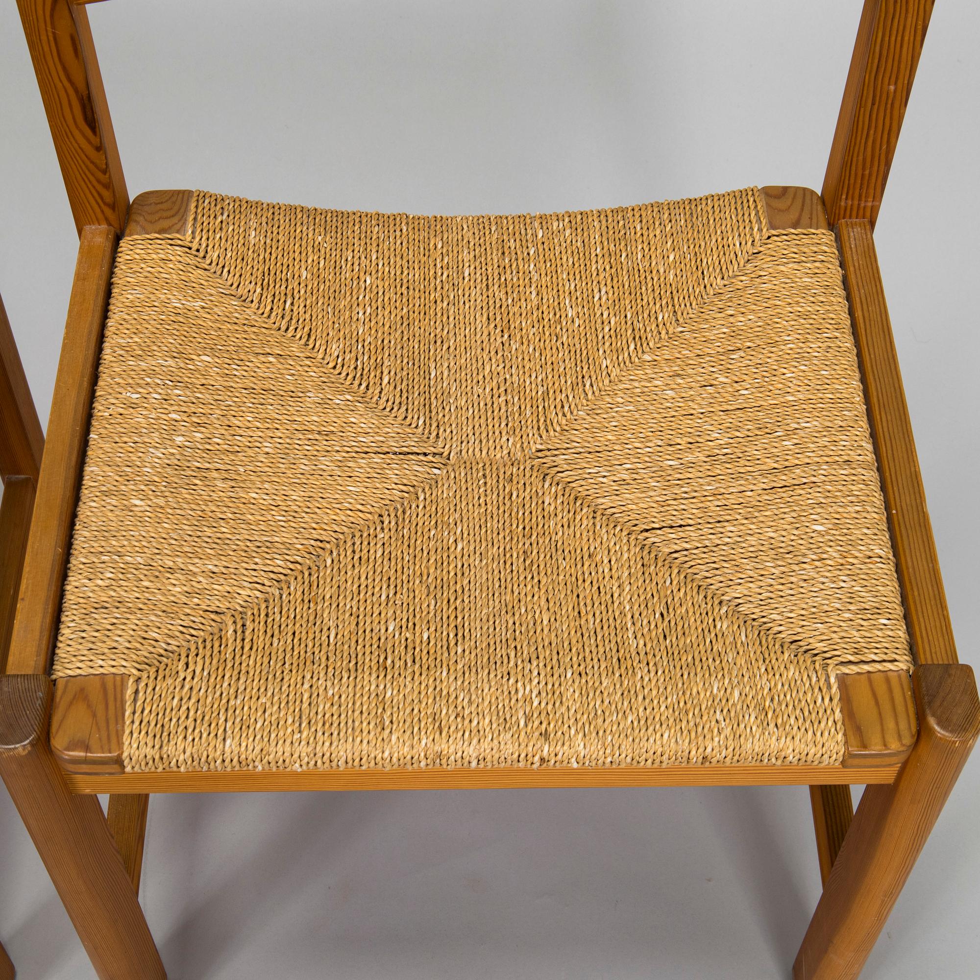 Børge Mogensen, an 'Asserbo' dining table and six chairs, Firma Karl Andersson & Söner.