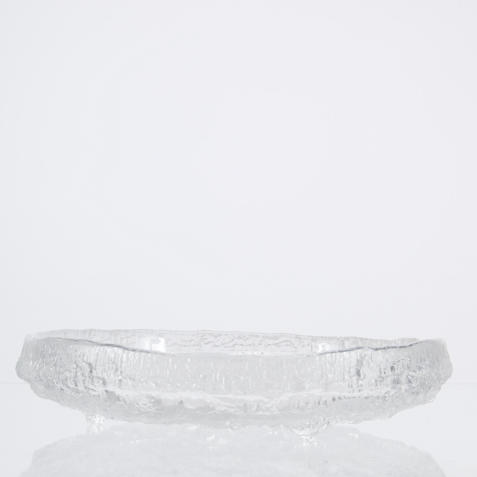 SKÅLFAT, glas, "Lunaria" 3449, Tapio Wirkkala, Iittala.