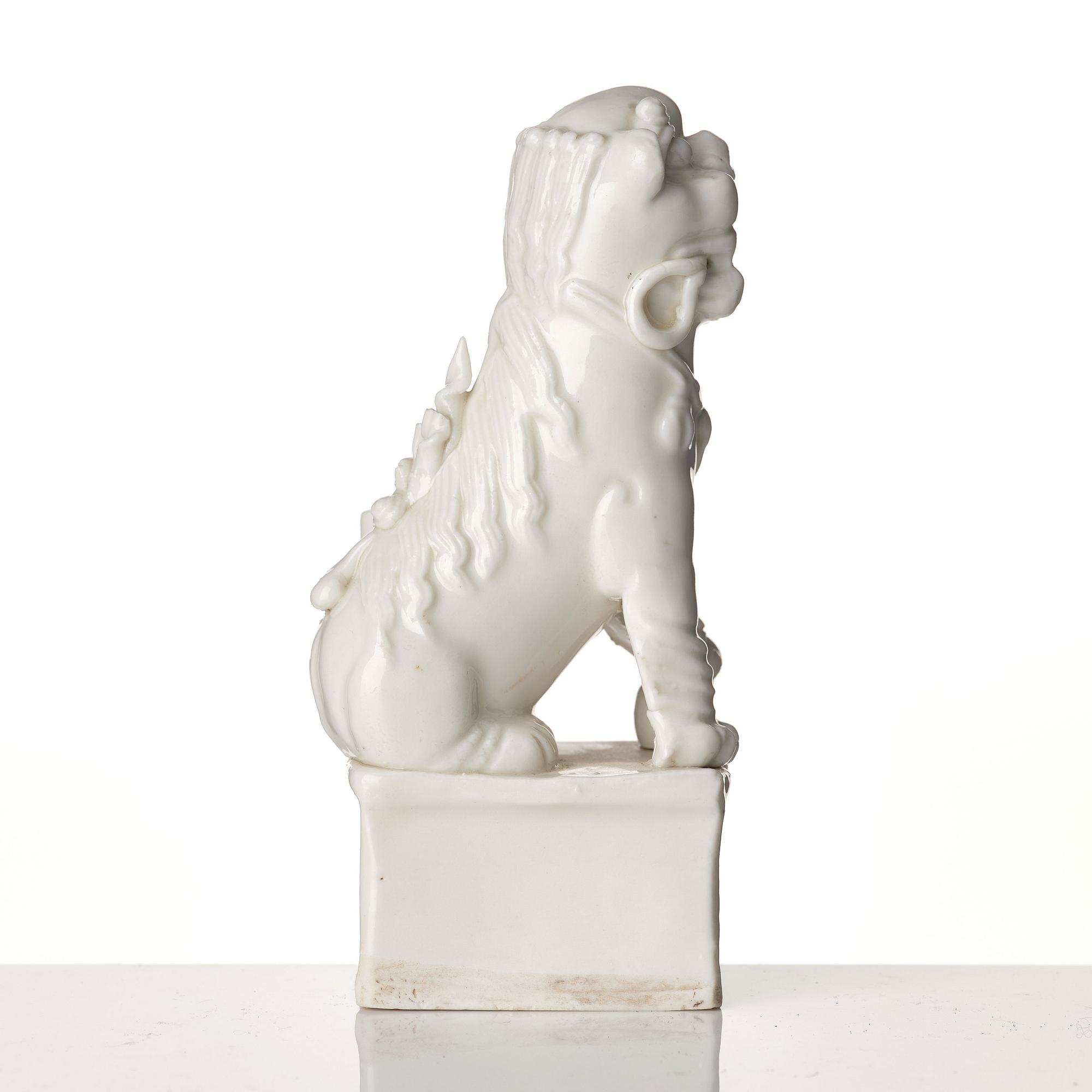 A Chinese blanc de chine joss stick holder, Qing dynasty, Kangxi (1662-1722).