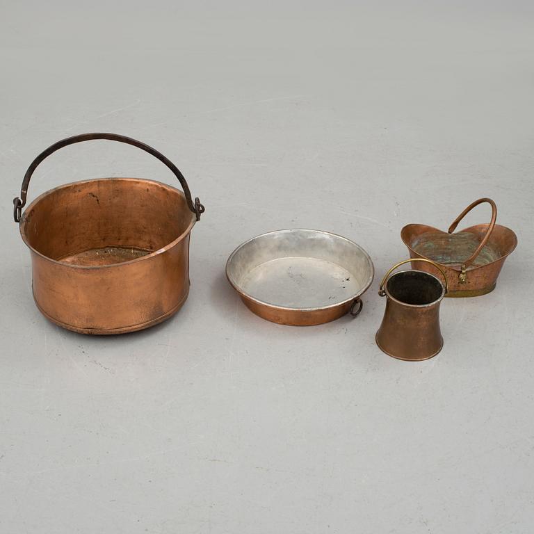 PARTI KOPPAR, 4 delar, 1800-/1900-tal.