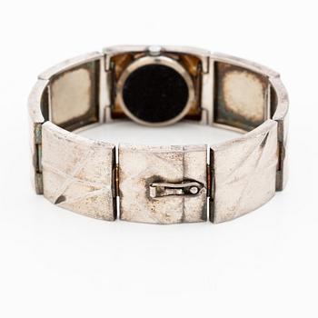 Lapponia, wristwatch, sterling silver, Finland 1982.
