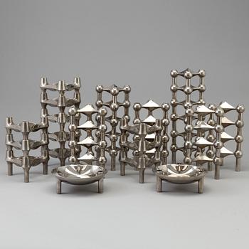 CEASAR STOFFI, ljusstakar, 28+1 st,  Nagel, Tyskland.