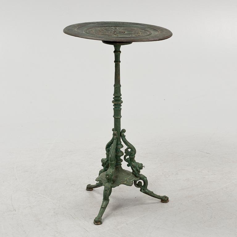 A cast iron table,  W.Wiklunds Gjutjern, Stockholm, around 1900.