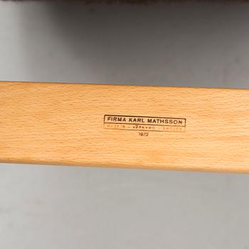VILFÅTÖLJ, "Pernilla 3", Bruno Mathsson, brännmärkt.